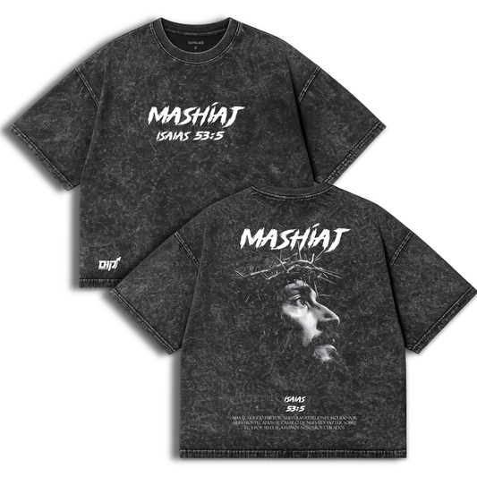 Polera Acid Wash Antiguo testamento: Isaias 53:5
