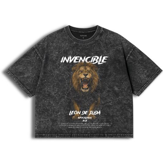 Polera Acid Wash Nuevo Testamento : Apocalipsis 5:5
