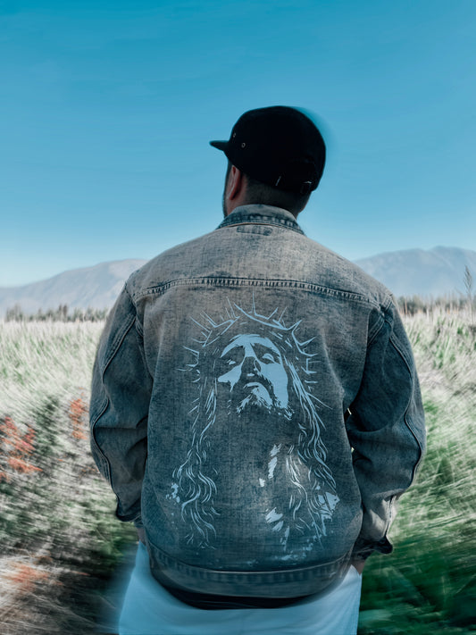CHAQUETA JEANS UNISEX - PASION DE JESUS