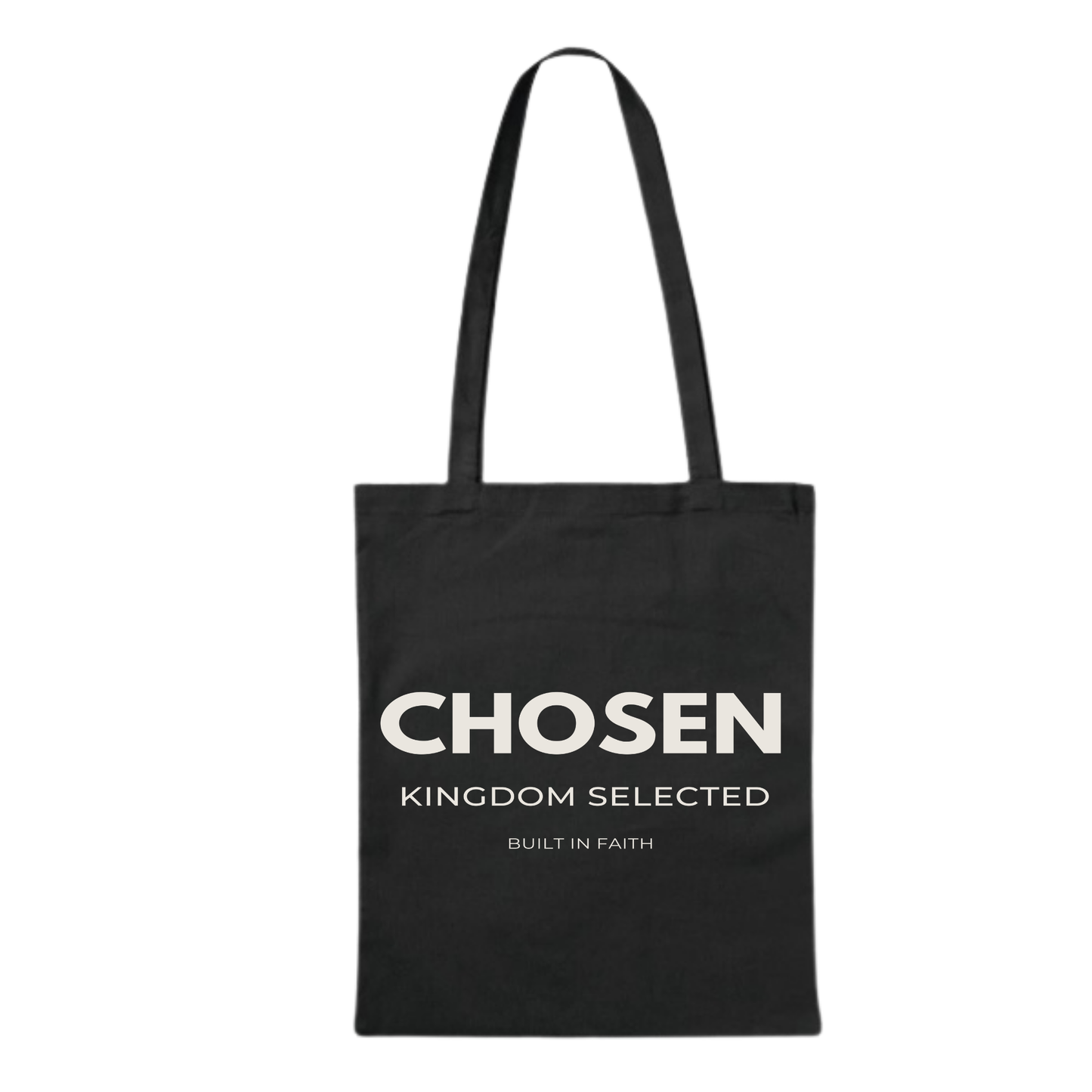 BOLSA ALGODON NEGRA - DISEÑO CHOSEN